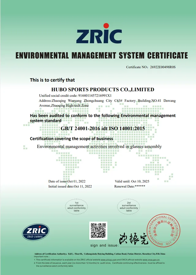 ISO 9001 quality management certification