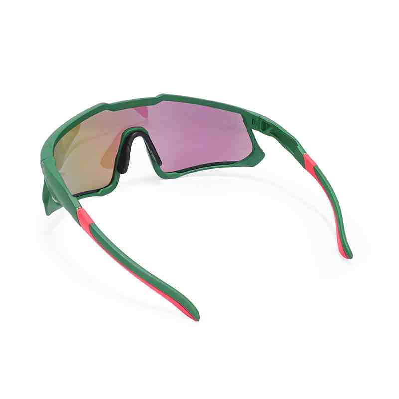 HB-501 full-frame baseball sunglasses with polarized detachable lenses