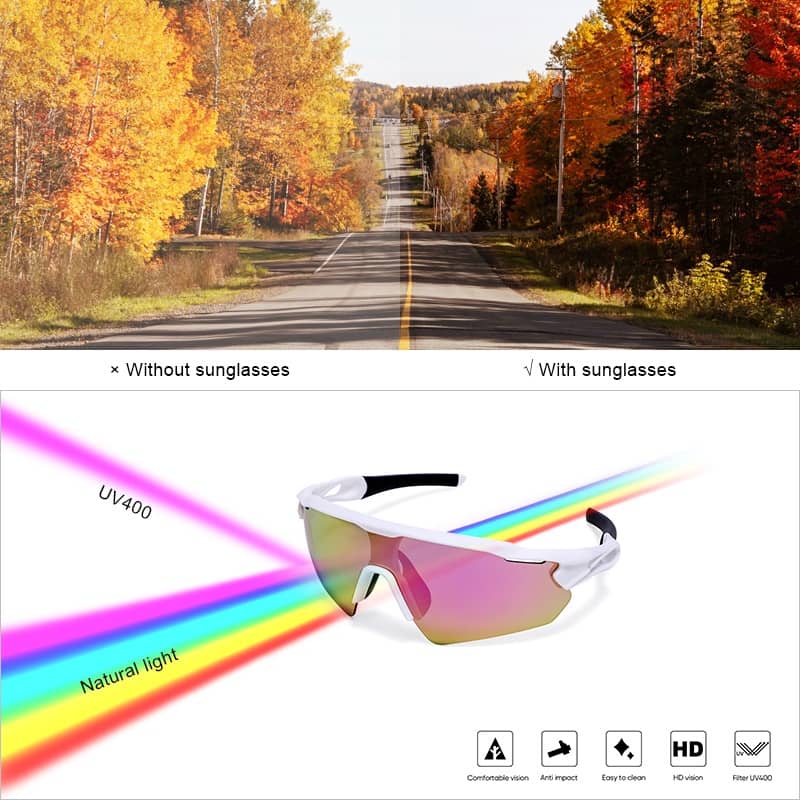 HB-516 lightweight shatterproof TR90 running sunglasses