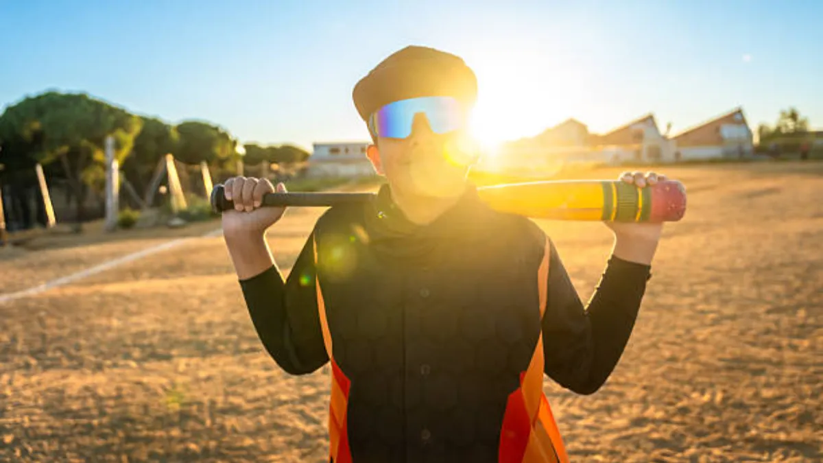 Youth baseball sunglasses in kid-friendly sizes